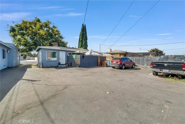 a car parked in front of house