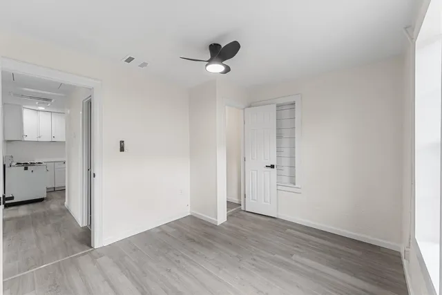 wooden floor in an empty room