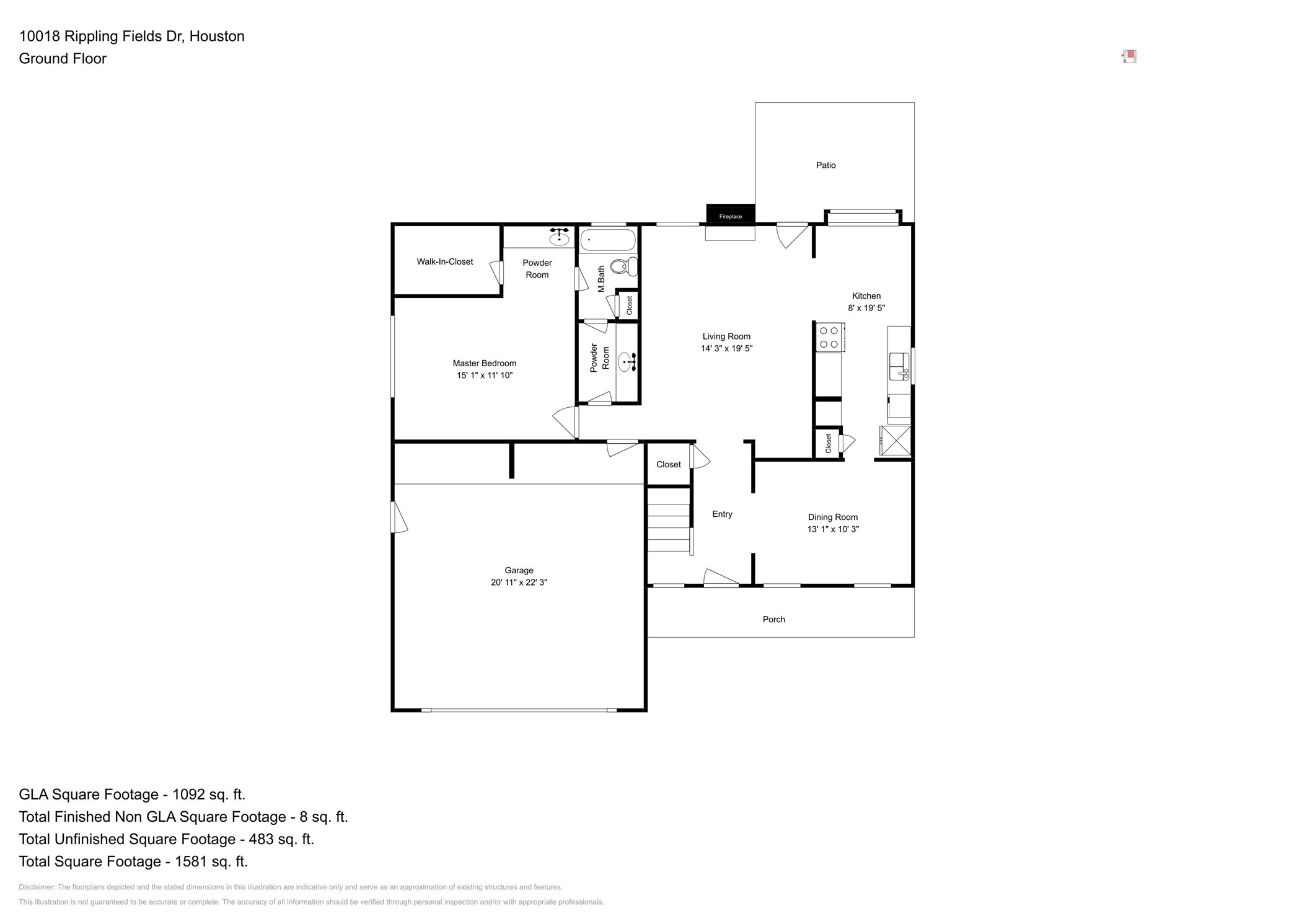 10018 Rippling Fields Drive Houston, TX 77064 - Photo 21 of 21 a picture of a wall with a white wall