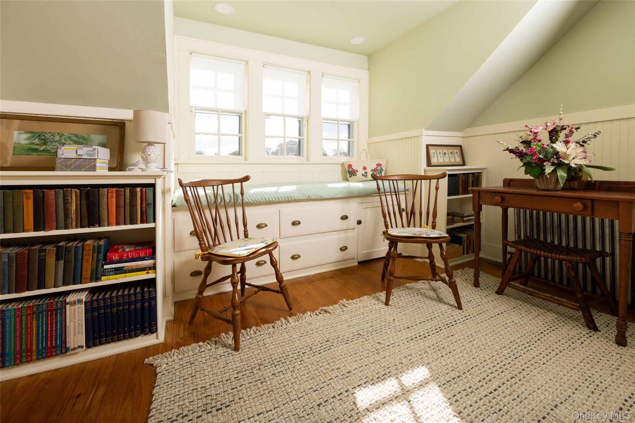 49 Crumley Van Vactor Road Ferndale, NY 12734 - Photo 40 of 50 Sitting room featuring a wainscoted wall and wood finished floors