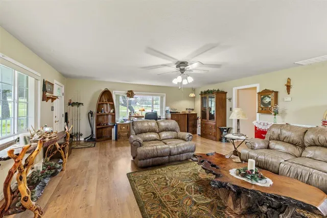 a view of a house with a patio