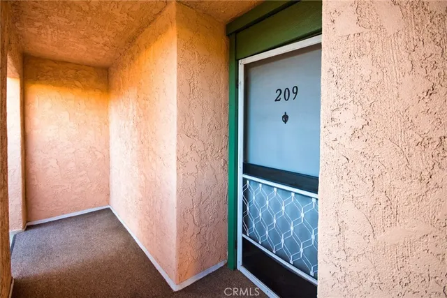 a view of front door