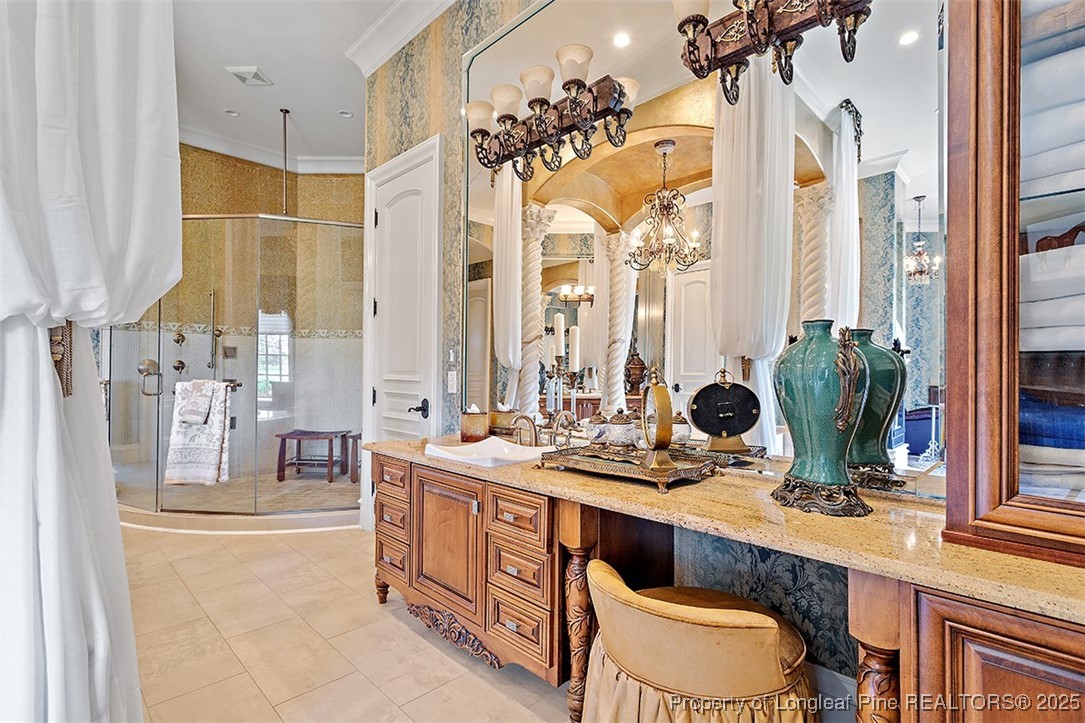 4909 Deep Branch Road Pembroke, NC 28372 - Photo 29 of 50 a room with lots of wooden furniture and a large window