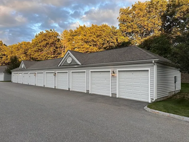 a view of a garage