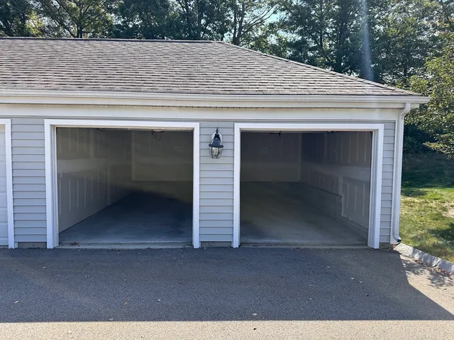 a backyard of a house