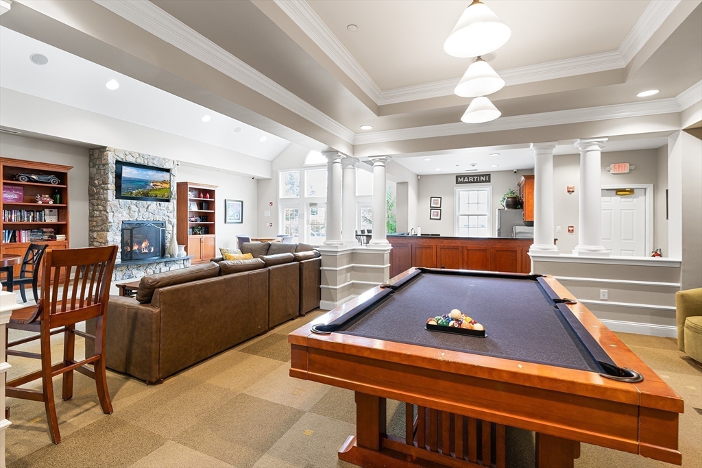 428 John Mahar Highway, Unit 301 Braintree, MA 02184 - Photo 33 of 41 a room with furniture pool table and windows