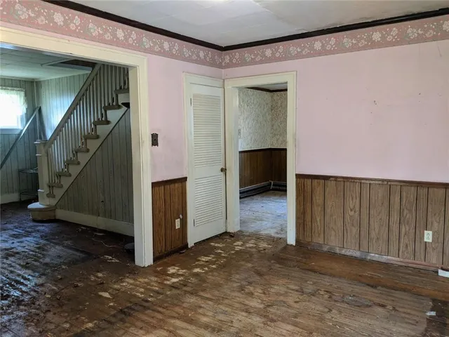 a view of a car garage