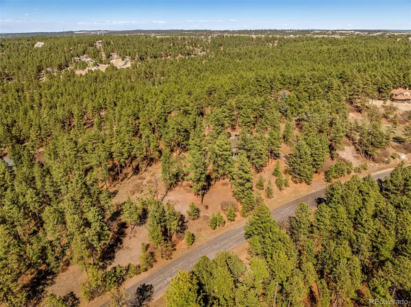 a view of a city with an outdoor space