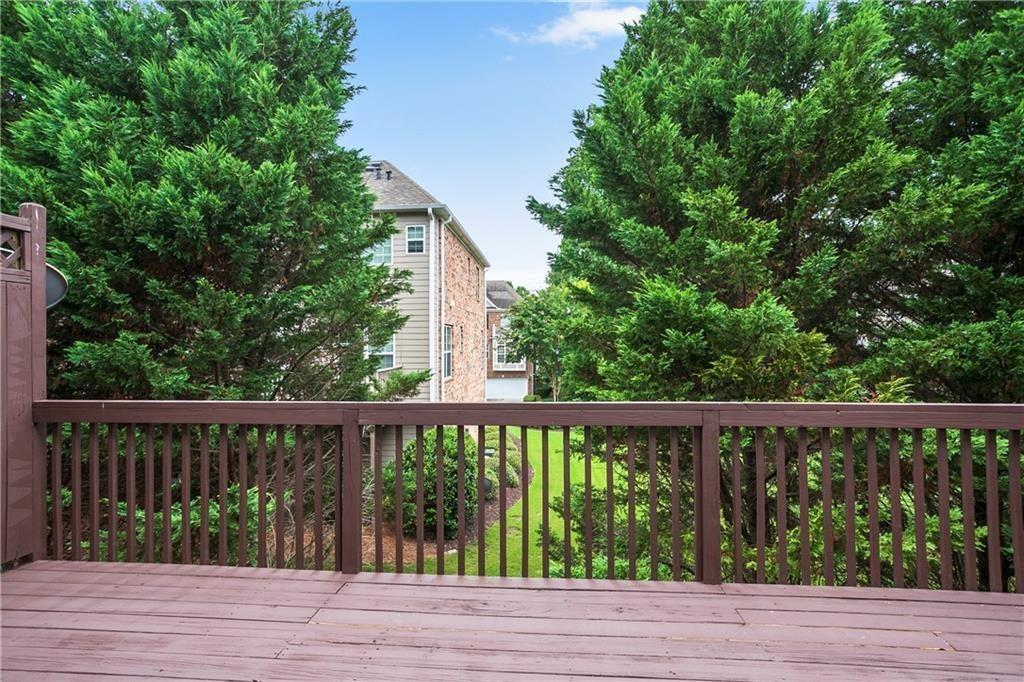 6108 Joybrook Road Johns Creek, GA 30097 - Photo 22 of 22 a view of balcony with wooden floor