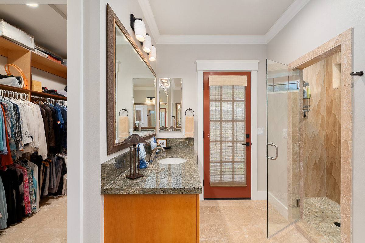 65-1288 Hoku Road Kamuela, HI 96743 - Photo 13 of 29 a view of a bathroom with tub and shower