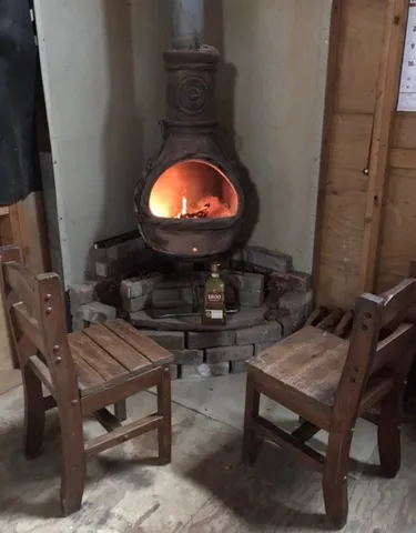 a view of a yard with trees