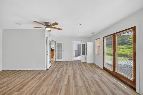wooden floor in an empty room