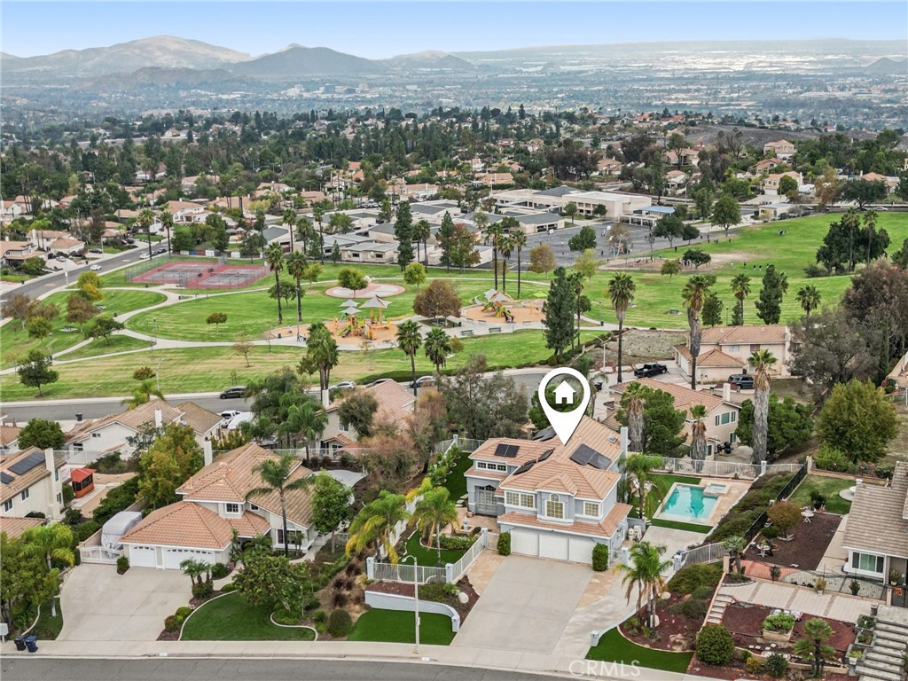 901 Clearwood Avenue Riverside, CA 92506 - Photo 36 of 36 an aerial view of residential house with outdoor space and river