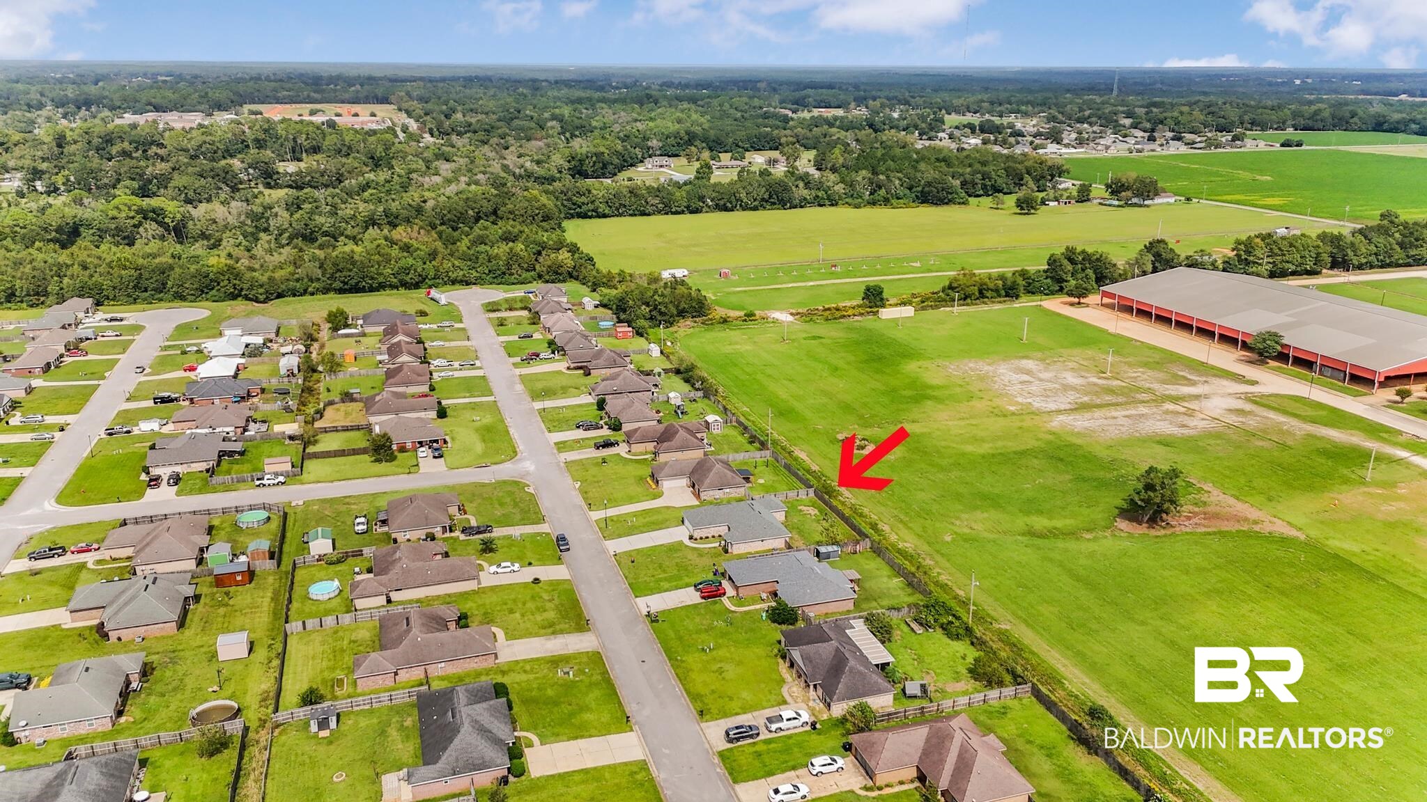 21580 Talbot Lane Robertsdale, AL 36567 - Photo 22 of 25 Aerial view of residential area
