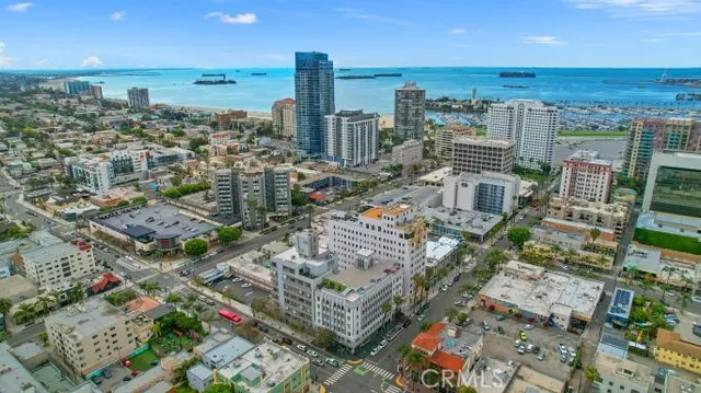 an aerial view of city