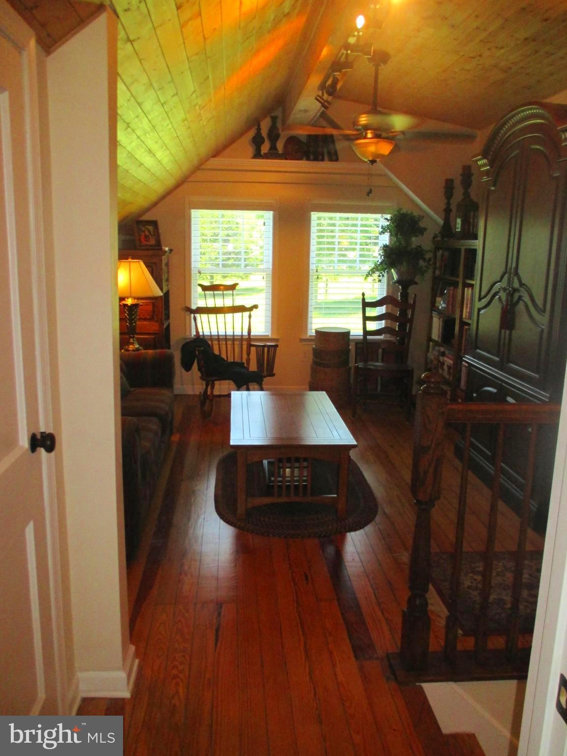 748 Green Spring Road Winchester, VA 22603 - Photo 13 of 28 Open Loft/ pine ceilings wood floors 17x14