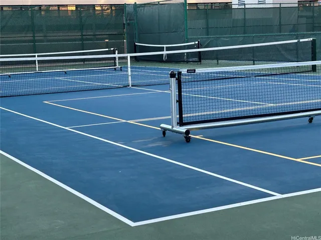 a view of a tennis court