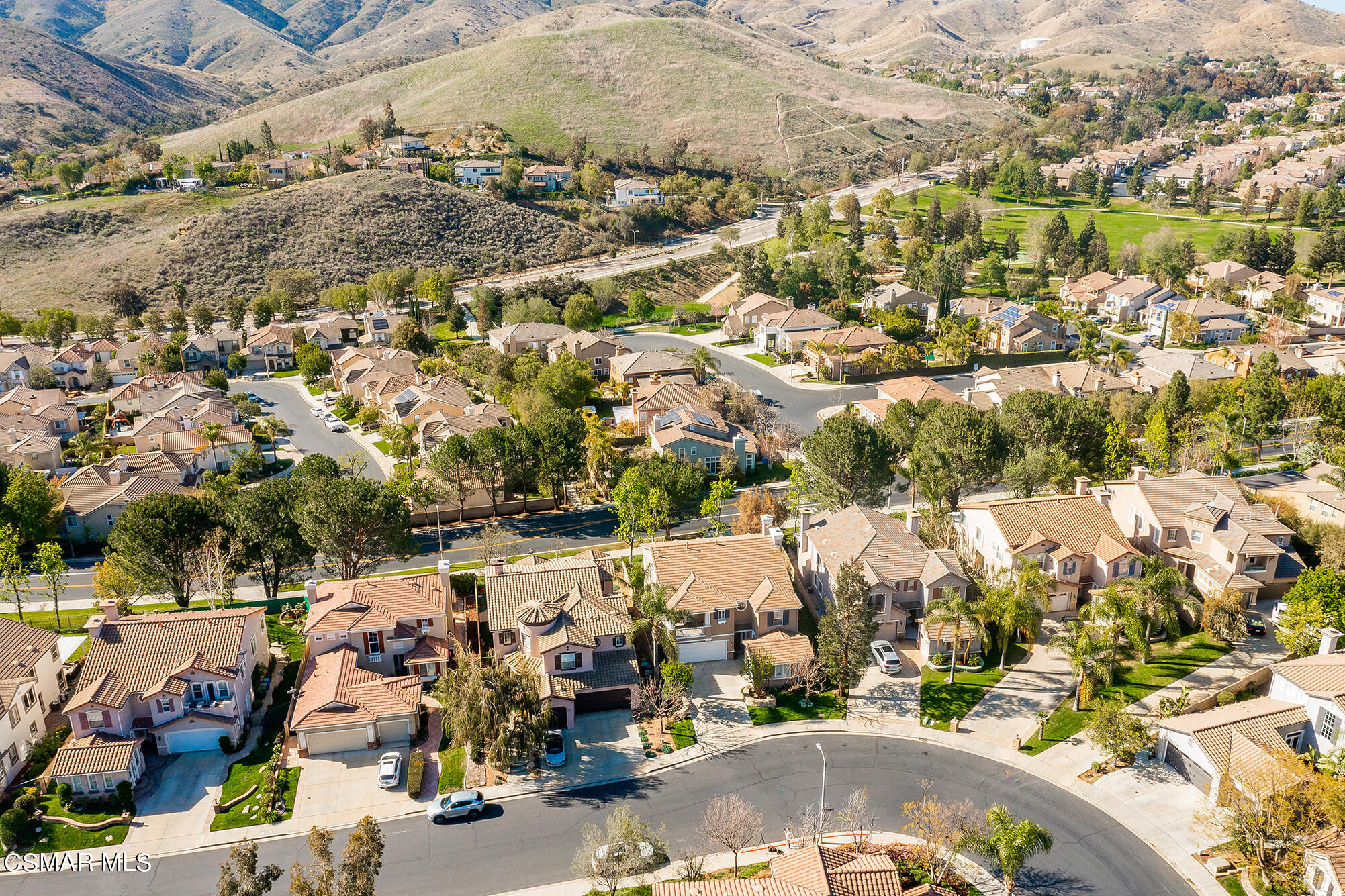 346 Woodland Road Simi Valley, CA 93065 - Photo 14 of 14 an aerial view of residential houses with outdoor space