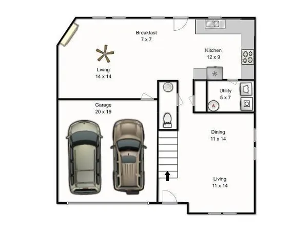 a picture of a book and a bed