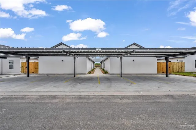 a view of street along with trees