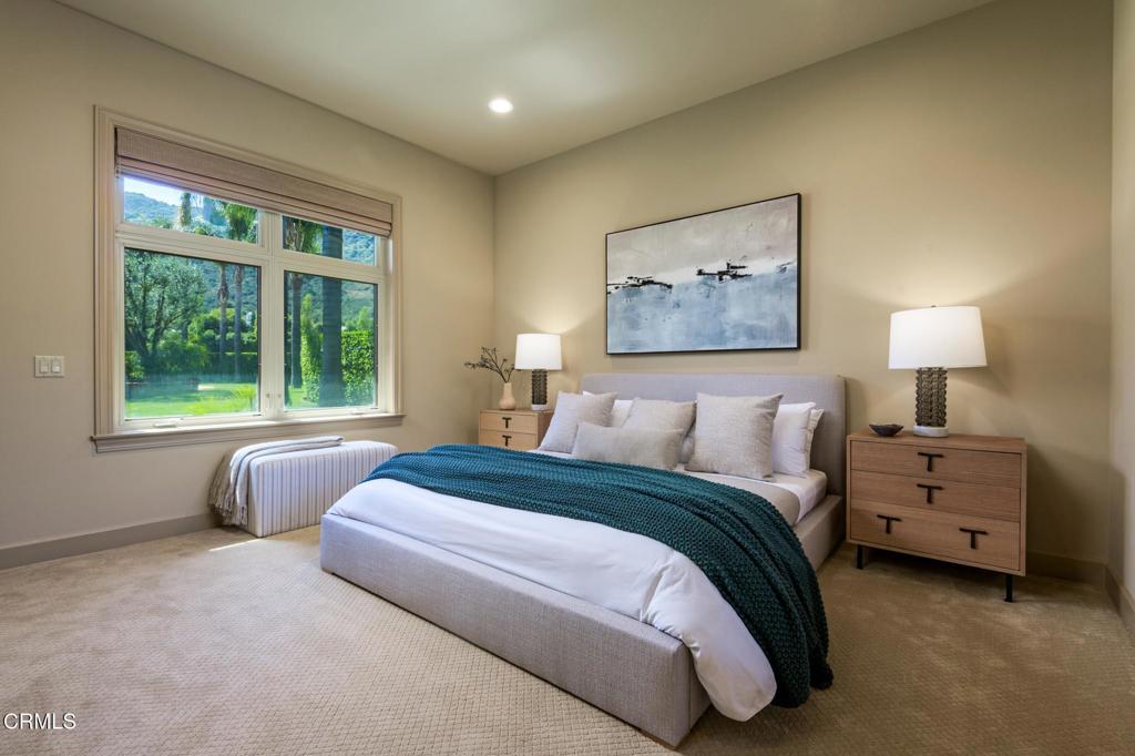 11113 Rocky High Road Camarillo, CA 93012 - Photo 17 of 48 a bedroom with a bed and a painting on the wall