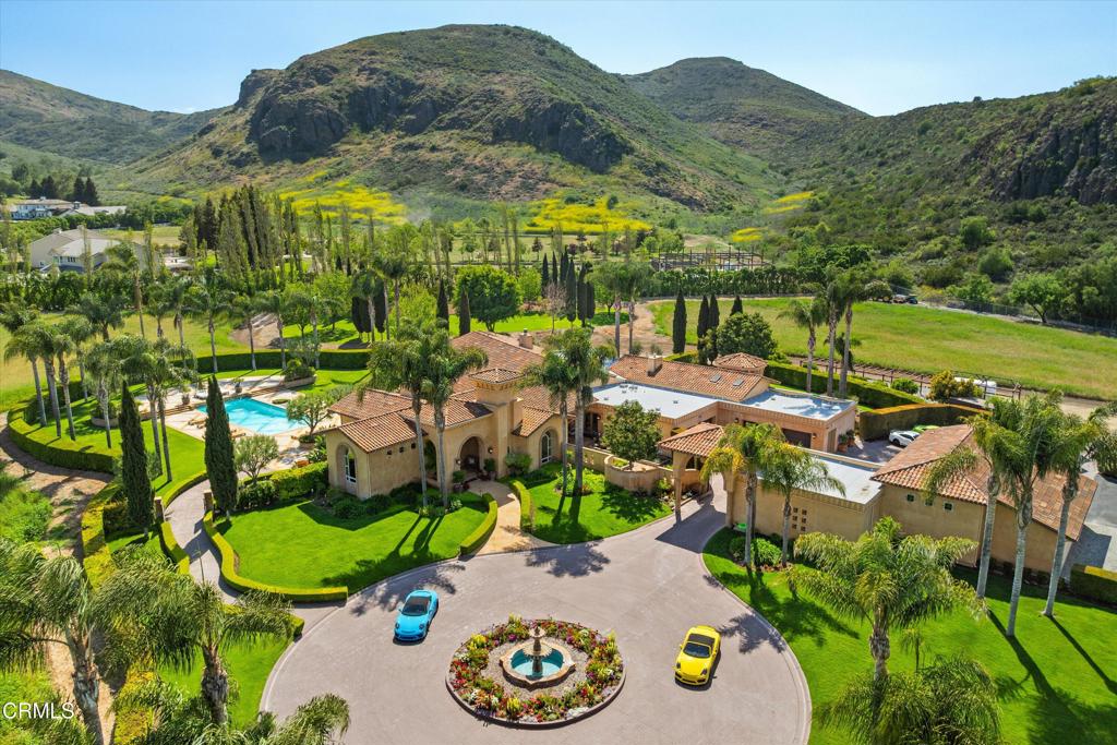 11113 Rocky High Road Camarillo, CA 93012 - Photo 31 of 48 an aerial view of a house with a garden