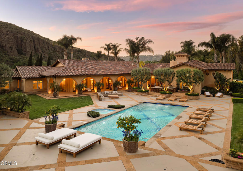 11113 Rocky High Road Camarillo, CA 93012 - Photo 43 of 48 a view of a swimming pool and lounge chairs