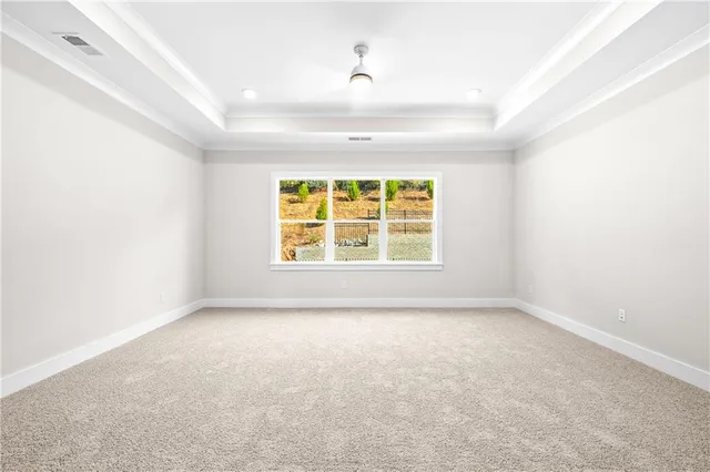 a view of an empty room