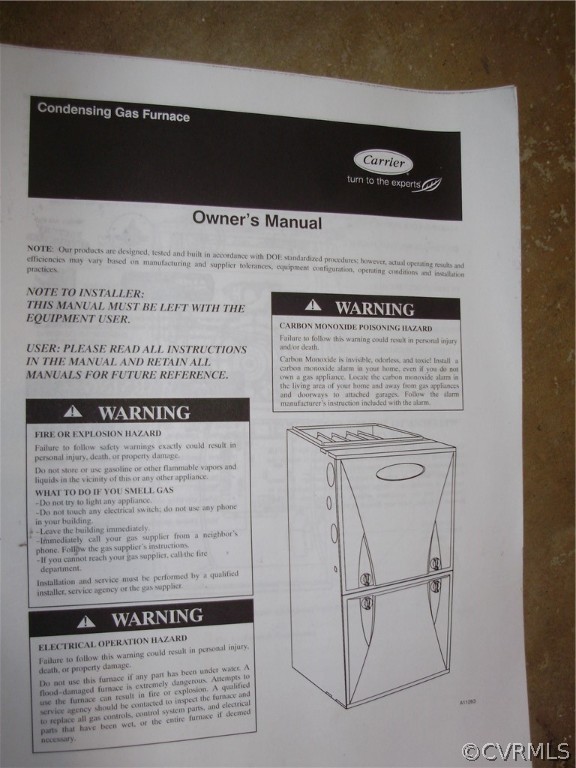 3720 Cottrell Road Richmond, VA 23234 - Photo 30 of 49 Carrier manuals