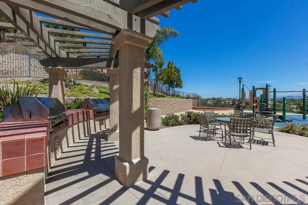 4103 Karst Road Carlsbad, CA 92010 - Photo 13 of 16 a view of a patio with couches table and chairs and potted plants