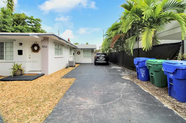 a view of a house with a patio