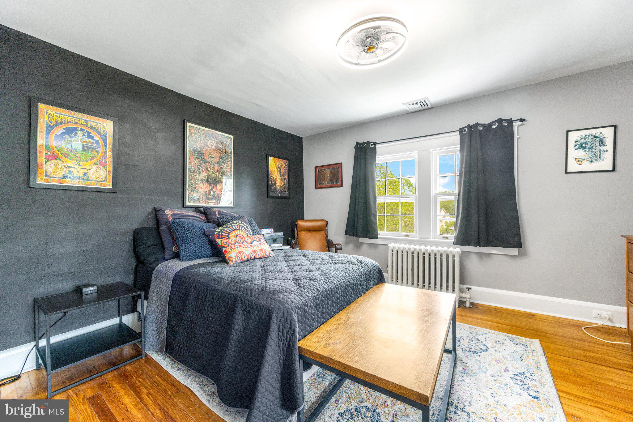 106 Edgewood Road Baltimore, MD 21286 - Photo 27 of 42 Chic bedroom with artistic flair.
