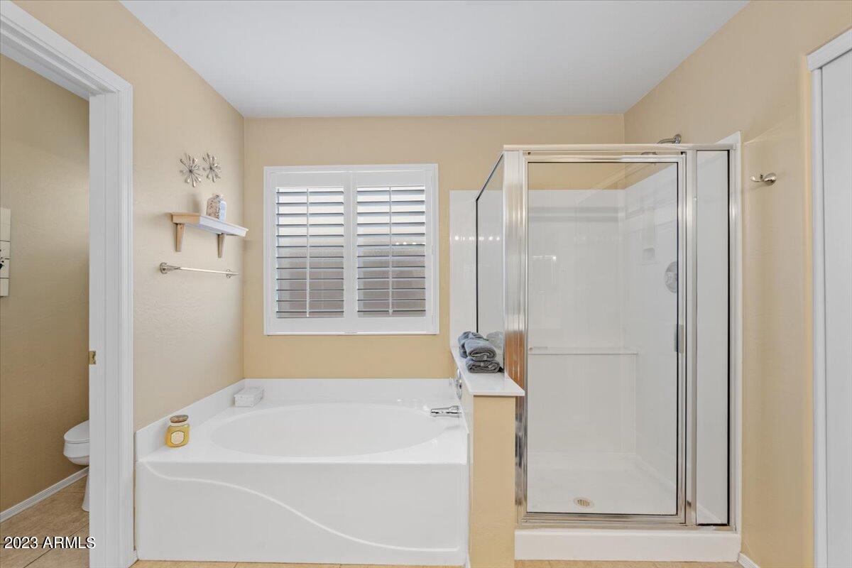 15257 West Hearn Road Surprise, AZ 85379 - Photo 18 of 37 a white bath tub sitting next to a window