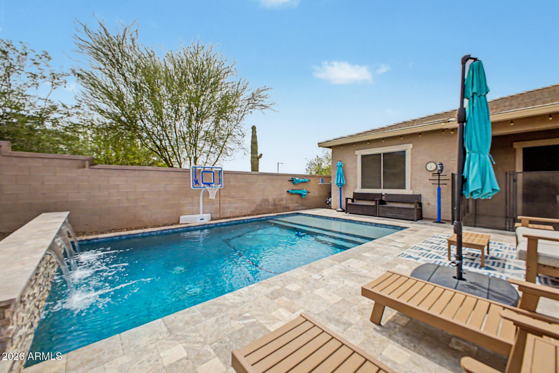 6511 West Steed Ridge Phoenix, AZ 85083 - Photo 33 of 41 a view of outdoor space yard deck and living room
