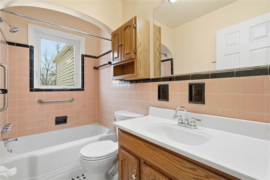 268 Coraopolis Road Coraopolis, PA 15108 - Photo 19 of 50 The full bath is in excellent condition, with a retro style. The seller is having it painted to give it a more modern look.