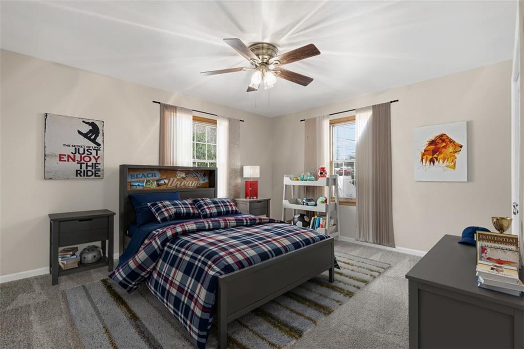 268 Coraopolis Road Coraopolis, PA 15108 - Photo 24 of 50 This 14x12 bedroom was originally the primary bedroom, before the addition was built. It is spacious enough for a king sized bed and furniture.