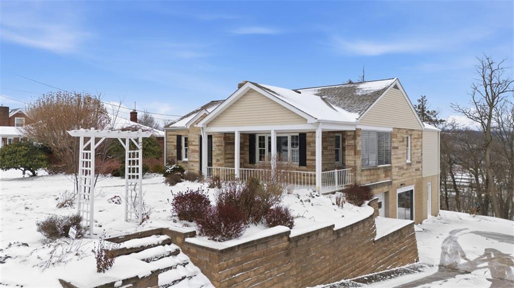 268 Coraopolis Road Coraopolis, PA 15108 - Photo 7 of 50 The home originally had a 2 car integral garage, but years ago one was converted into a game room with sliding glass doors. There was also an addition built on the back (primary bedroom upstairs, and a storage area downstairs, accessed from the exterior door you see in the back here)