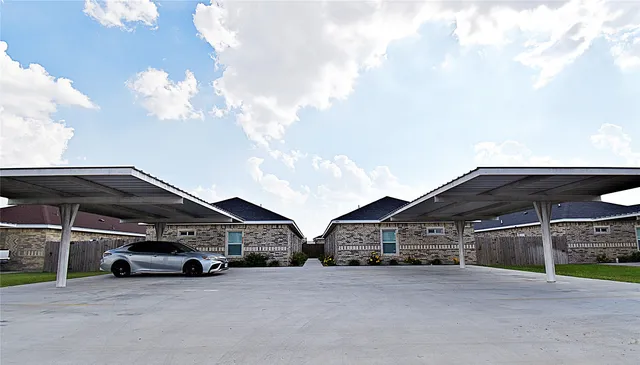 a car parked in front of house
