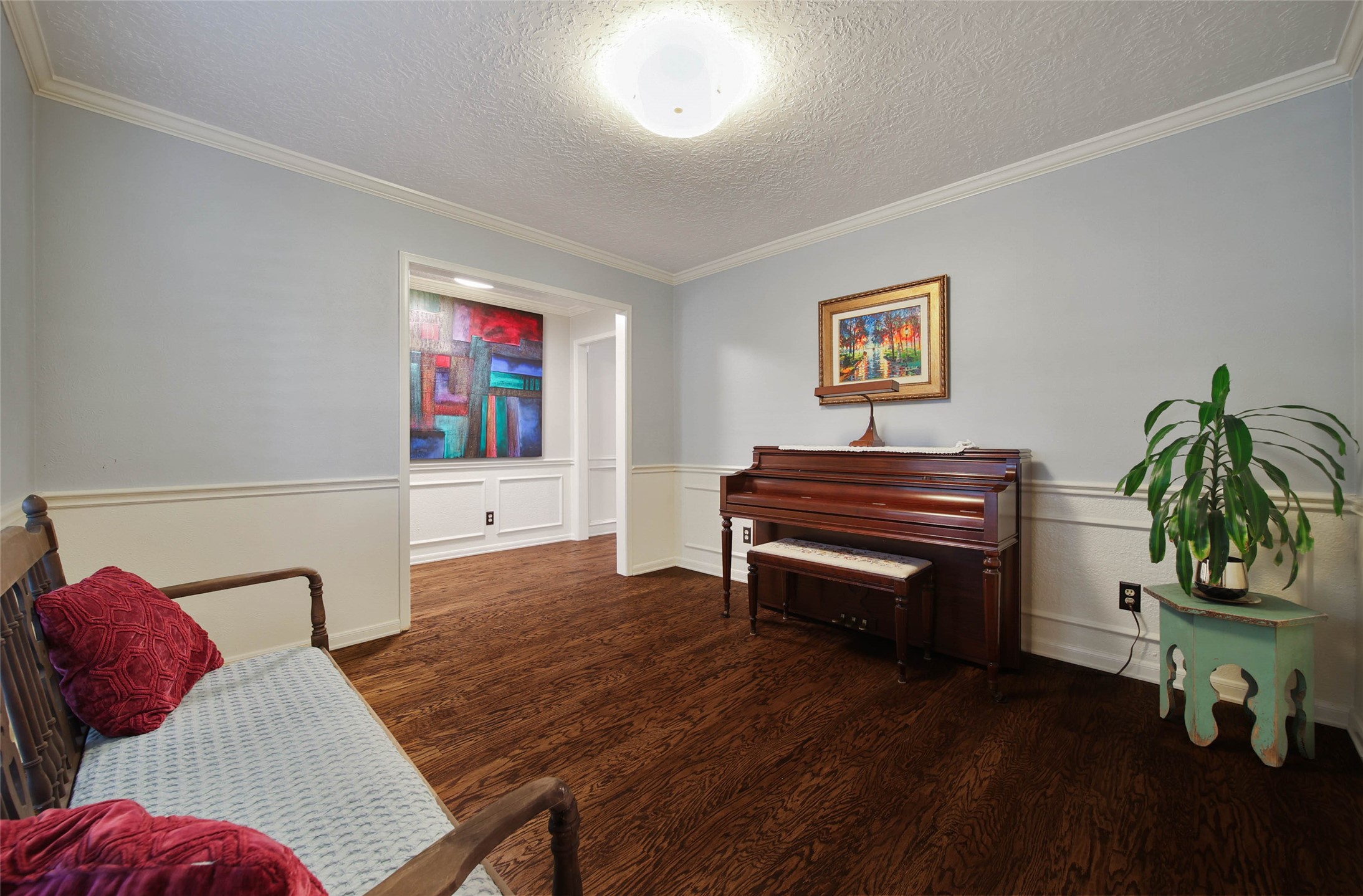 17007 Windrow Drive Spring, TX 77379 - Photo 19 of 46 a living room with furniture and a piano