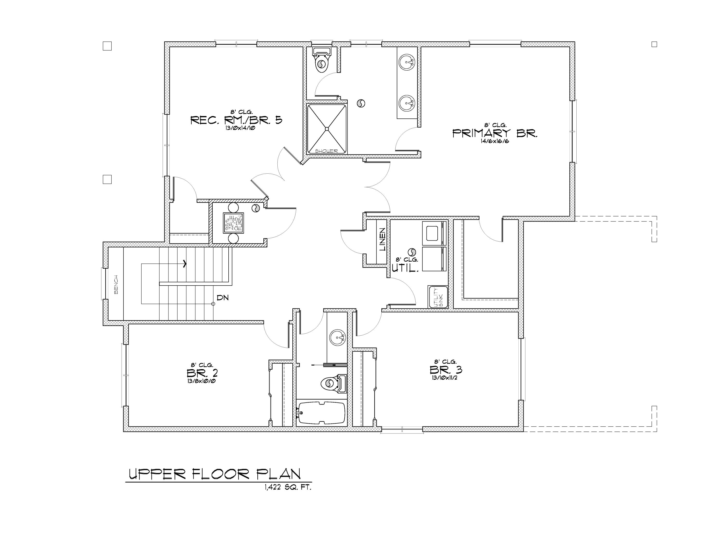 63341 O. B. Riley Road, Unit LOT 14 Bend, OR 97703 - Photo 6 of 6 Upper Floor Plan