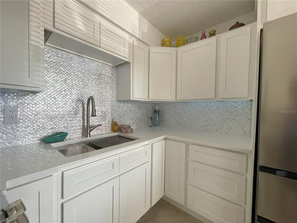 250 Rosery Road Northwest, Unit 329 Largo, FL 33770 - Photo 8 of 27 a kitchen with a sink and cabinets