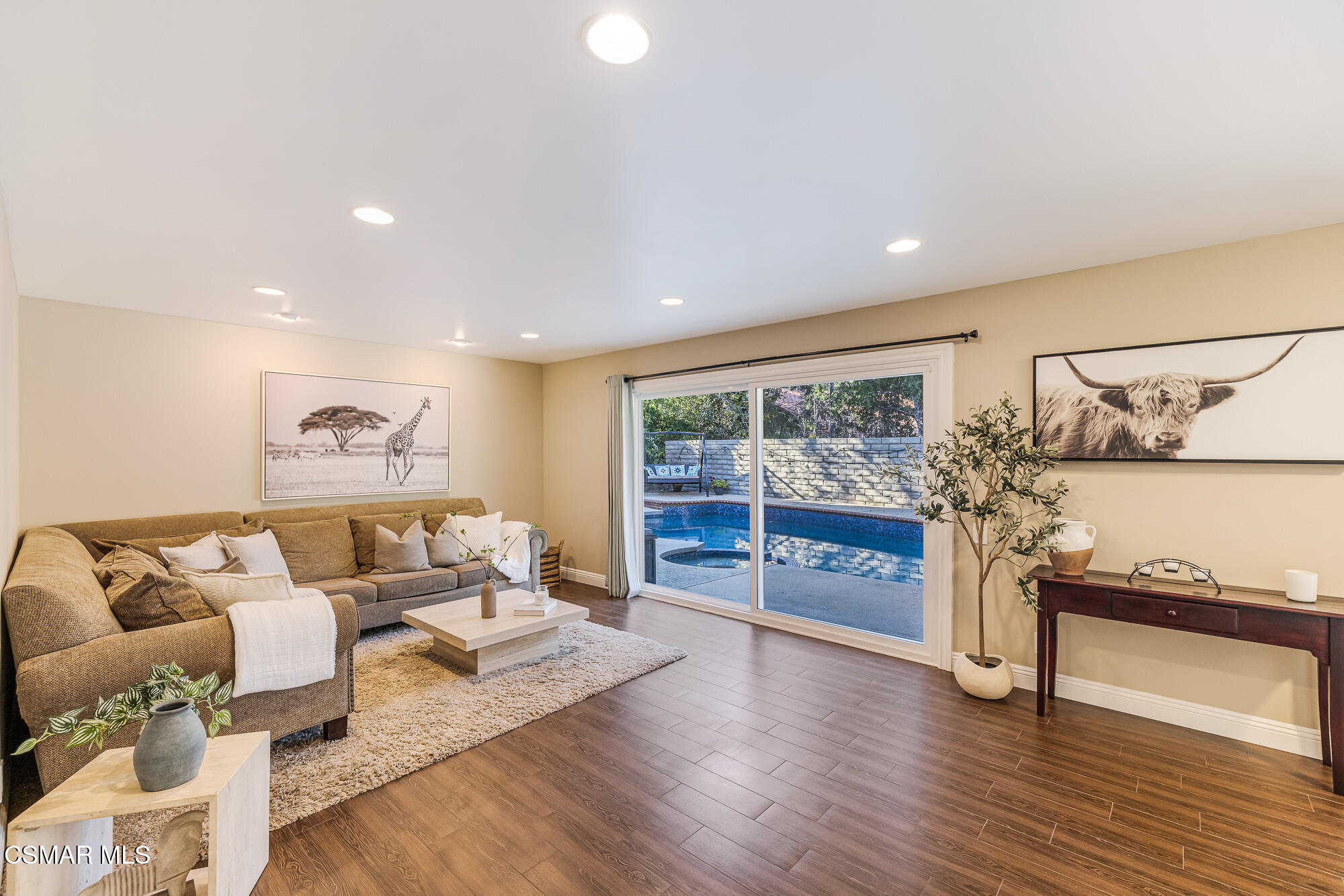2205 Highgate Road Westlake Village, CA 91361 - Photo 14 of 31 a living room with furniture and wooden floor