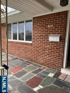 a view of a brick wall