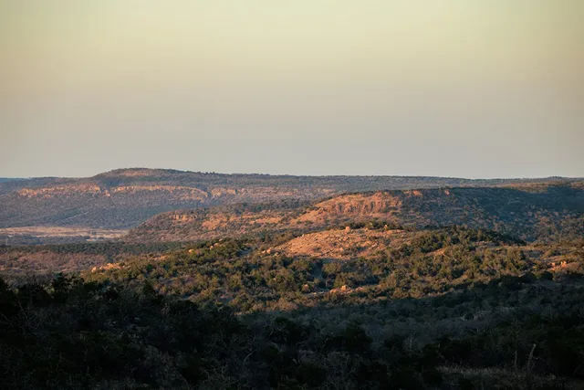 a view of city and mountain