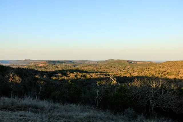 a view of lake and mountain
