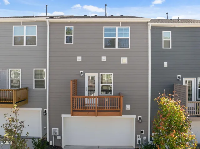 a view of city from a balcony