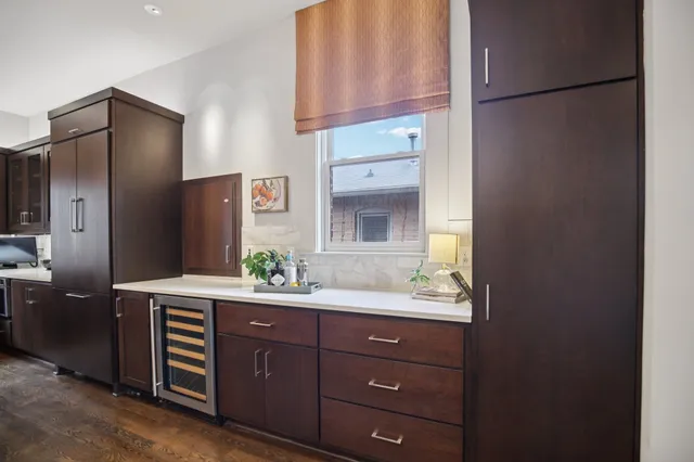 a bathroom with a sink and a shower