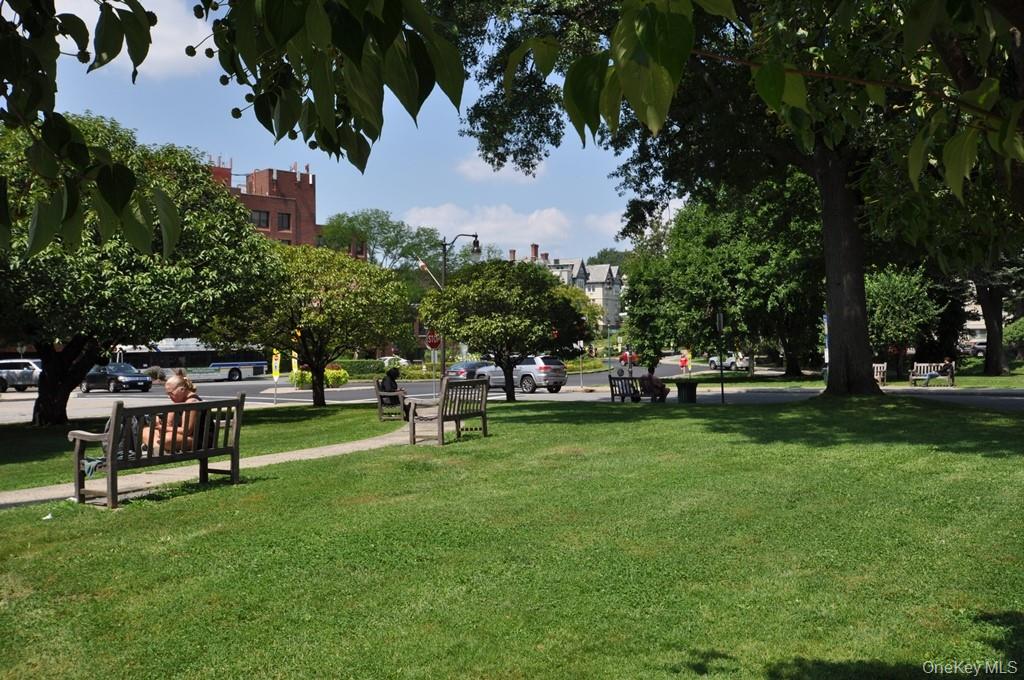 949 Palmer Road, Unit 2G Bronxville, NY 10708 - Photo 38 of 40 a view of a park with bench and trees