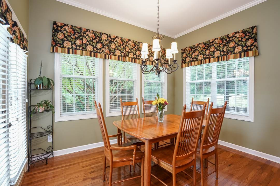2920 Elmfield Street Raleigh, NC 27614 - Photo 13 of 30 A lovely spot for casual meals. Plenty of windows and a French door leading to the deck. Breakfast Area