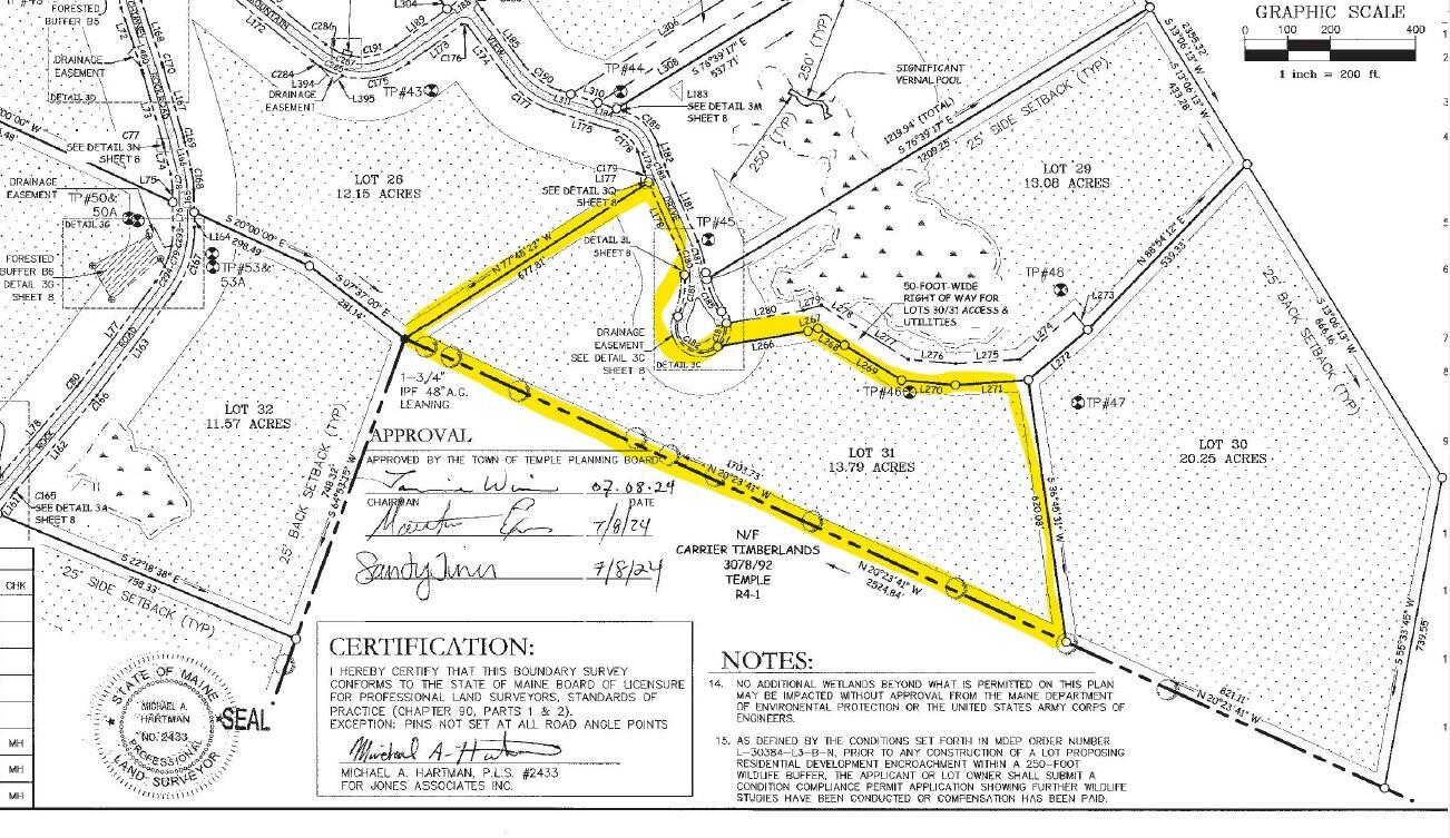 31 Mountain View Road Temple, ME 04984 - Photo 3 of 8 Survey Lot 31